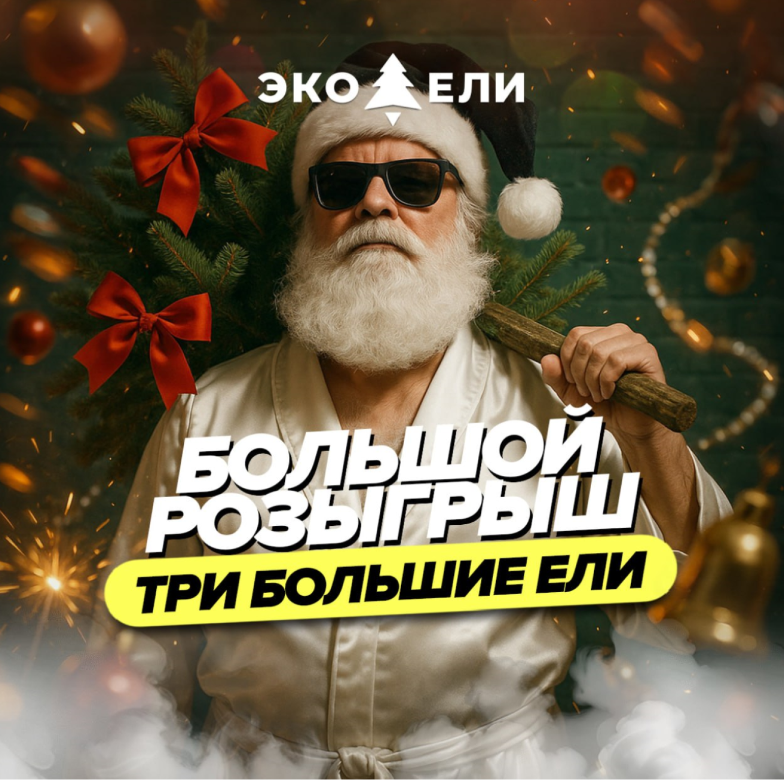 БОЛЬШОЙ РОЗЫГРЫШ ЭКО-ЕЛИ — выиграйте роскошную ёлку!