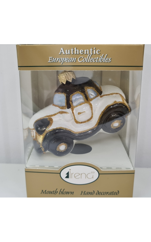 Стеклянная елочная игрушка Машинка, 1-750