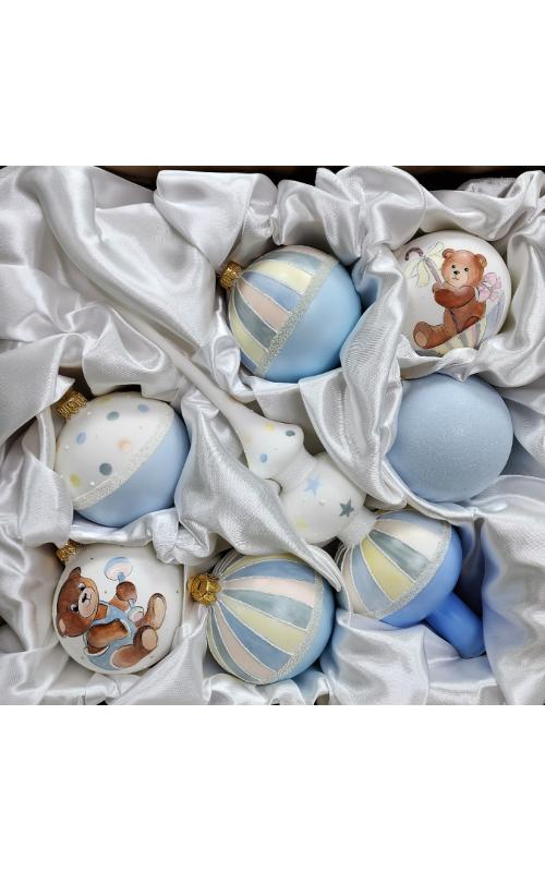 Набор ёлочных игрушек Бронза Детский мальчик, БР-047