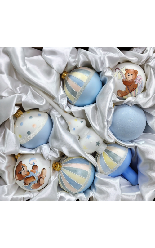 Набор ёлочных игрушек Бронза Детский мальчик, БР-047