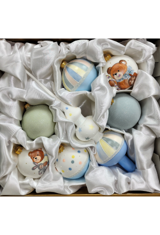 Набор ёлочных игрушек Бронза Детский Мальчик, БР-042