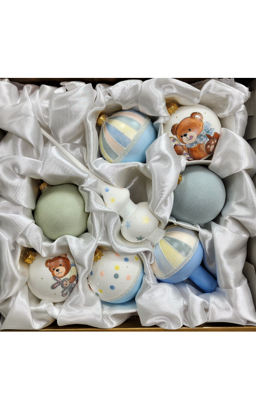 Набор ёлочных игрушек Бронза Детский Мальчик, БР-042