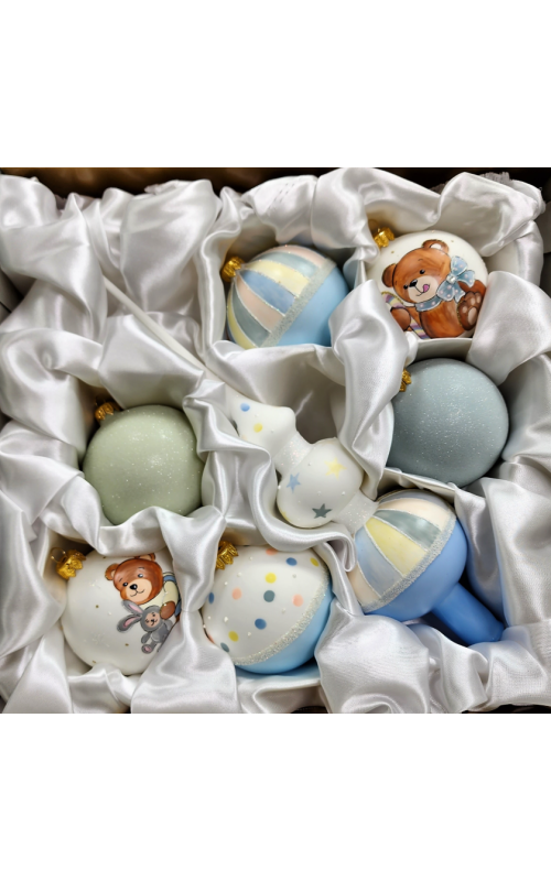 Набор ёлочных игрушек Бронза Детский Мальчик, БР-042