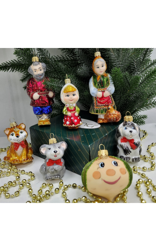 Набор ёлочных игрушек Репка