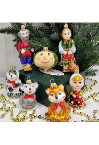 Набор ёлочных игрушек Репка