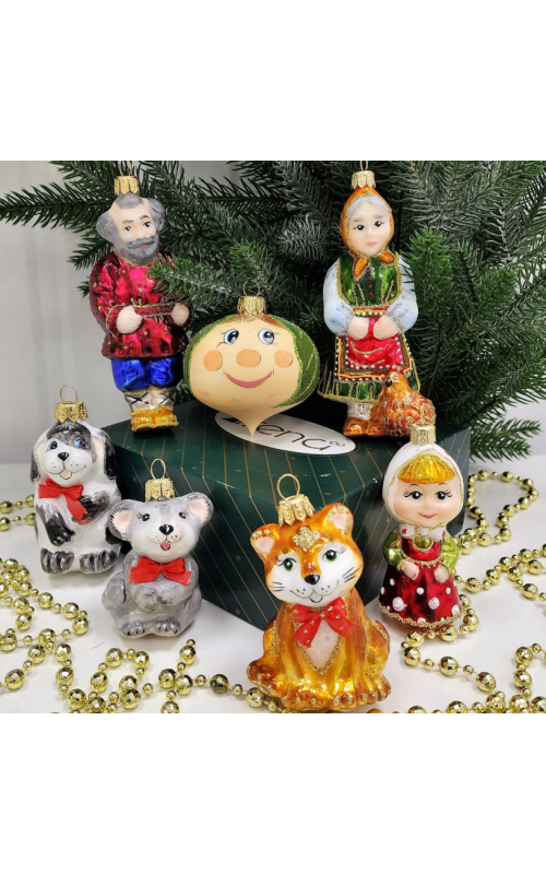 Набор ёлочных игрушек Репка