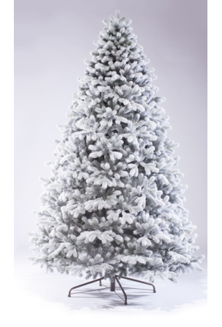 Елка искусственная литая Королева Леса заснеженная 90см