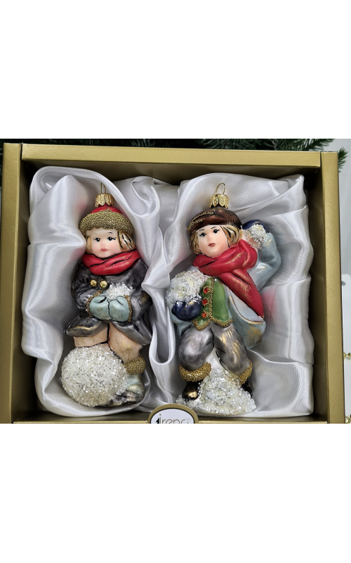 Набор елочных игрушек Зимние дети - 2