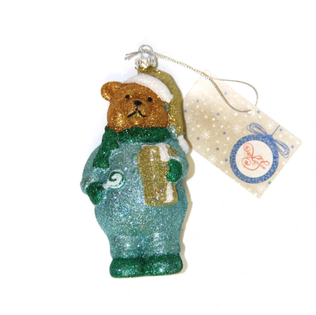 Игрушки с блёстками и глиттером – сияющий праздничный шик