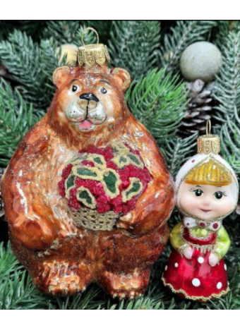  Елочные игрушки Маша и Медведь: праздник для всей семьи