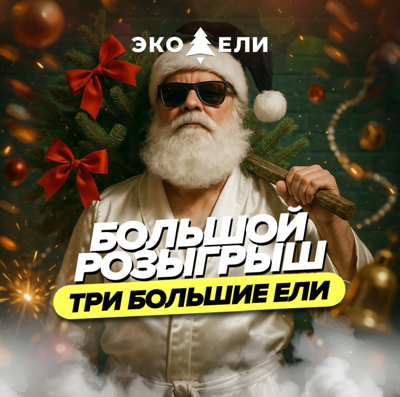 БОЛЬШОЙ РОЗЫГРЫШ ЭКО-ЕЛИ — выиграйте роскошную ёлку!