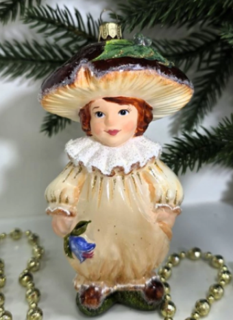 Irena Co Мальчик-Грибочек: сказочное украшение для новогодней елки