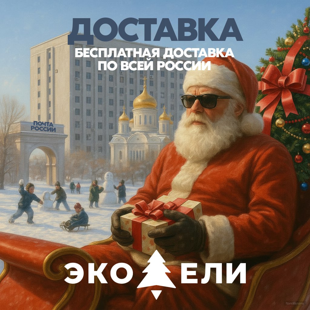 Доставка искусственных елок бесплатно по всей стране!