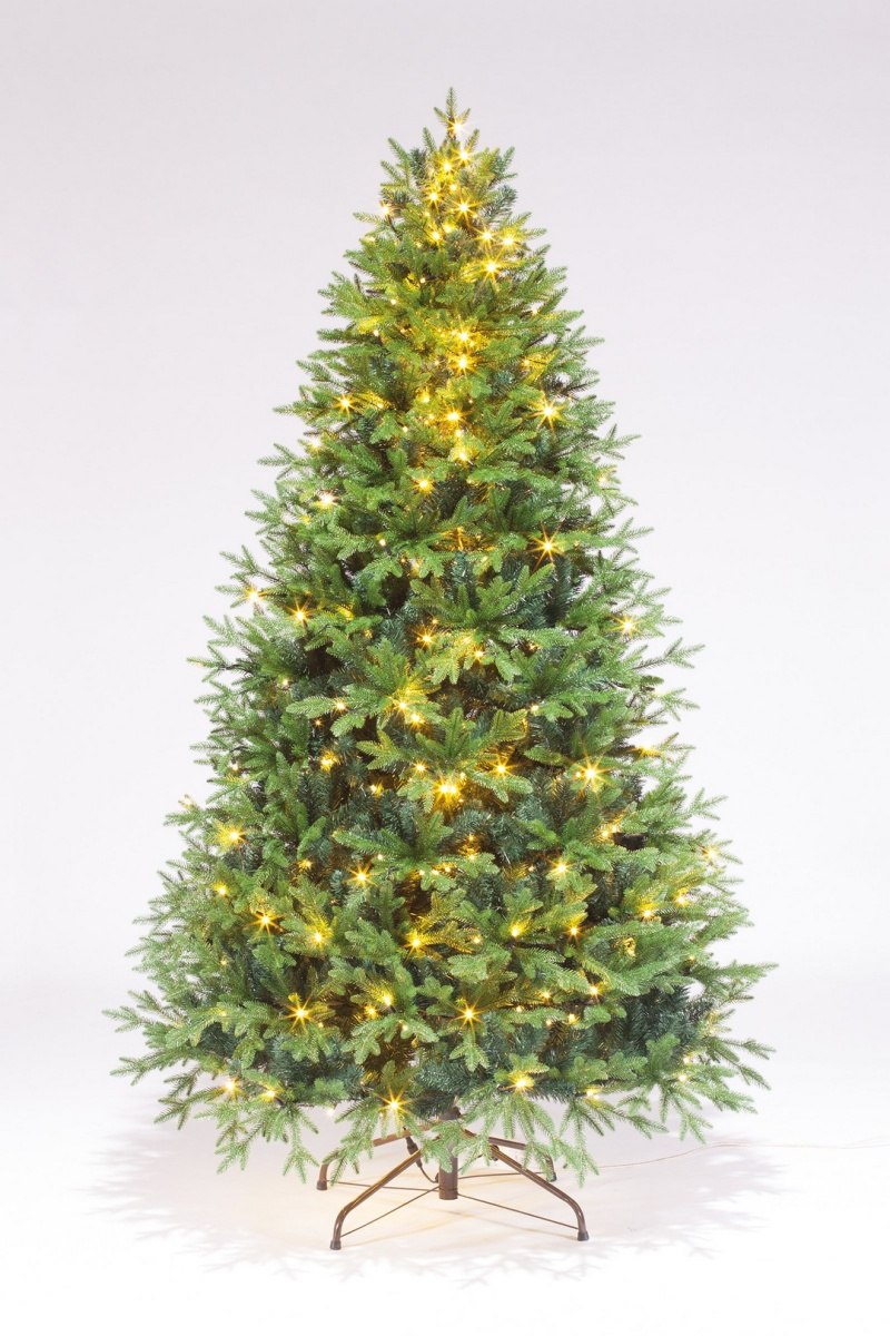 Елка искусственная комбинированная Никка с освещением 270см