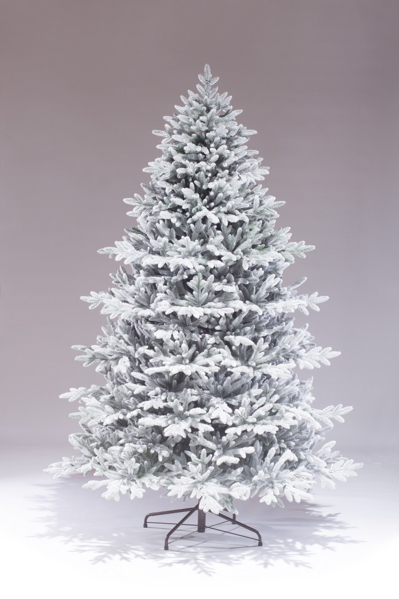 Елка искусственная литая Лира заснеженная 215см