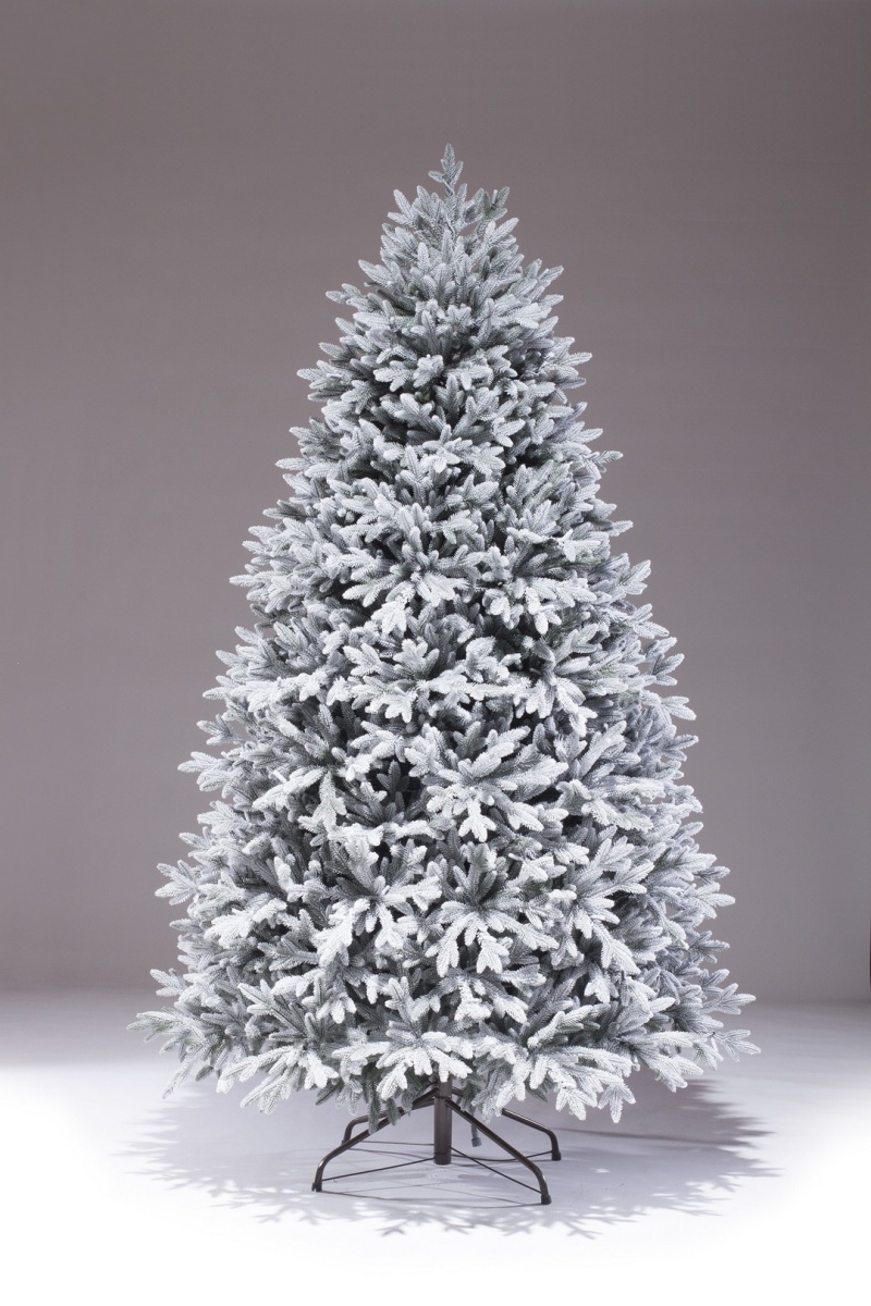 Елка искусственная литая Марта заснеженная 150см