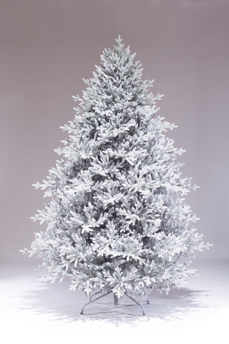 Елка искусственная литая Адель заснеженная 150см