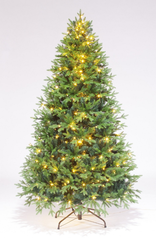 Елка искусственная комбинированная Никка с освещением 230см