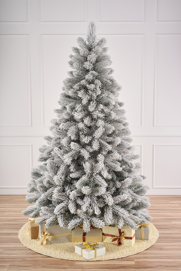 Елка искусственная литая Крымская заснеженная 240см