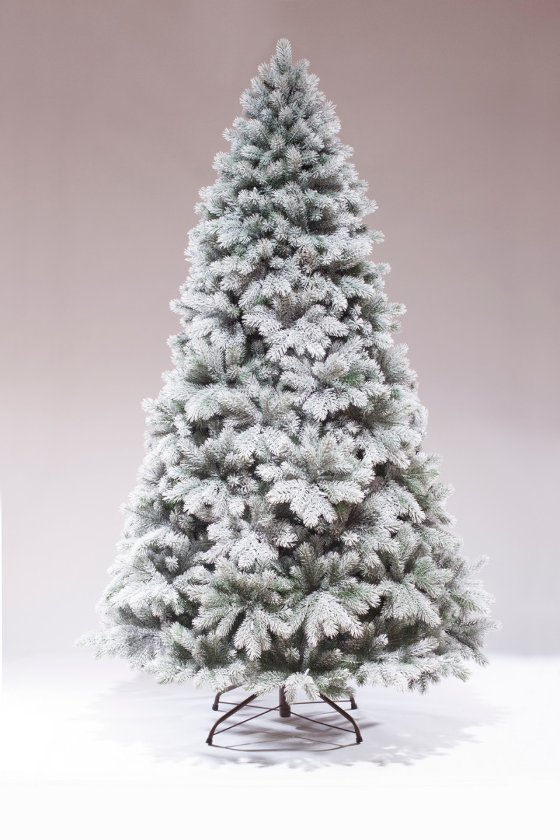 Елка искусственная литая Летиция заснеженная 270см