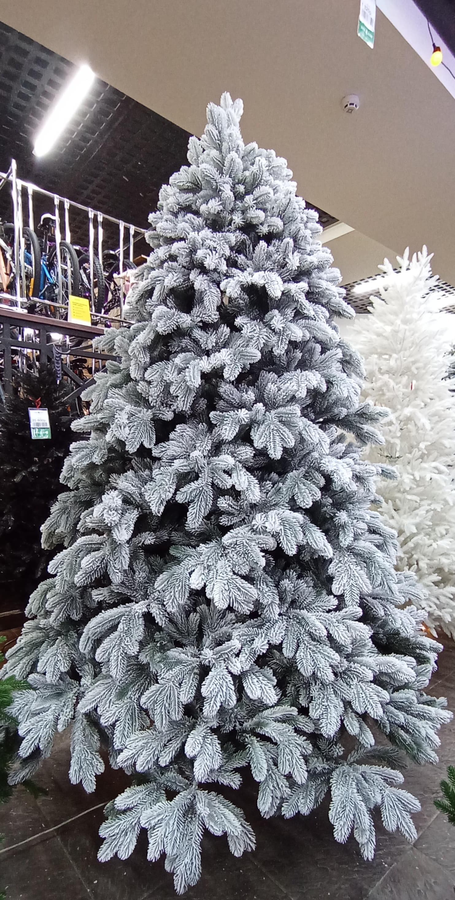 Елка искусственная литая Наоми заснеженная 230см