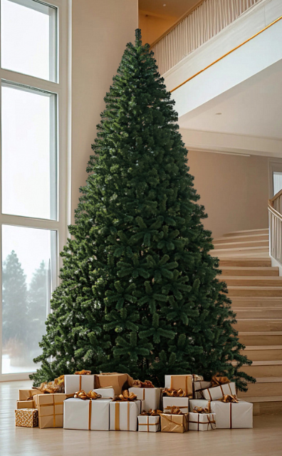 Елка искусственная ПВХ Сибирь высотная 600см