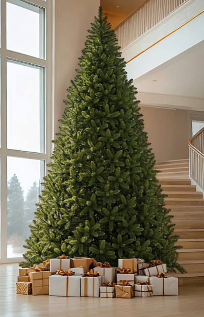 Елка искусственная ПВХ Кавказская высотная 300см