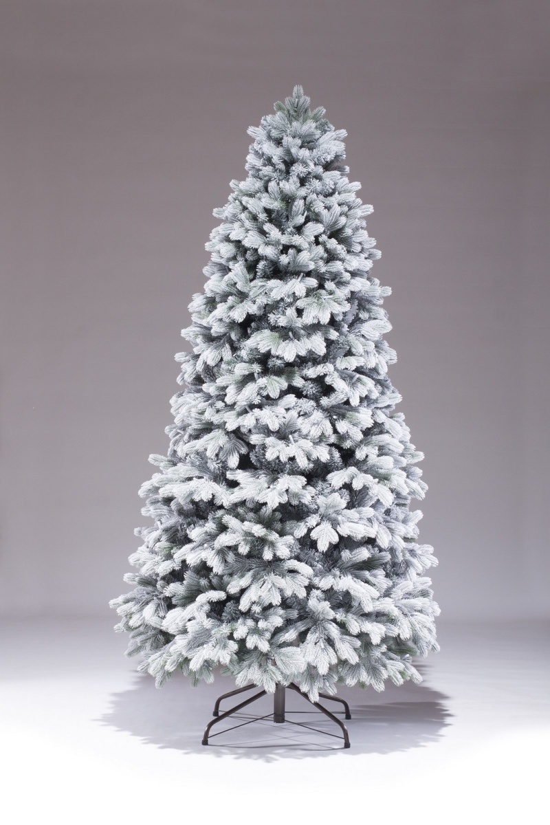 Елка искусственная комбинированная Баварская заснеженная 300см