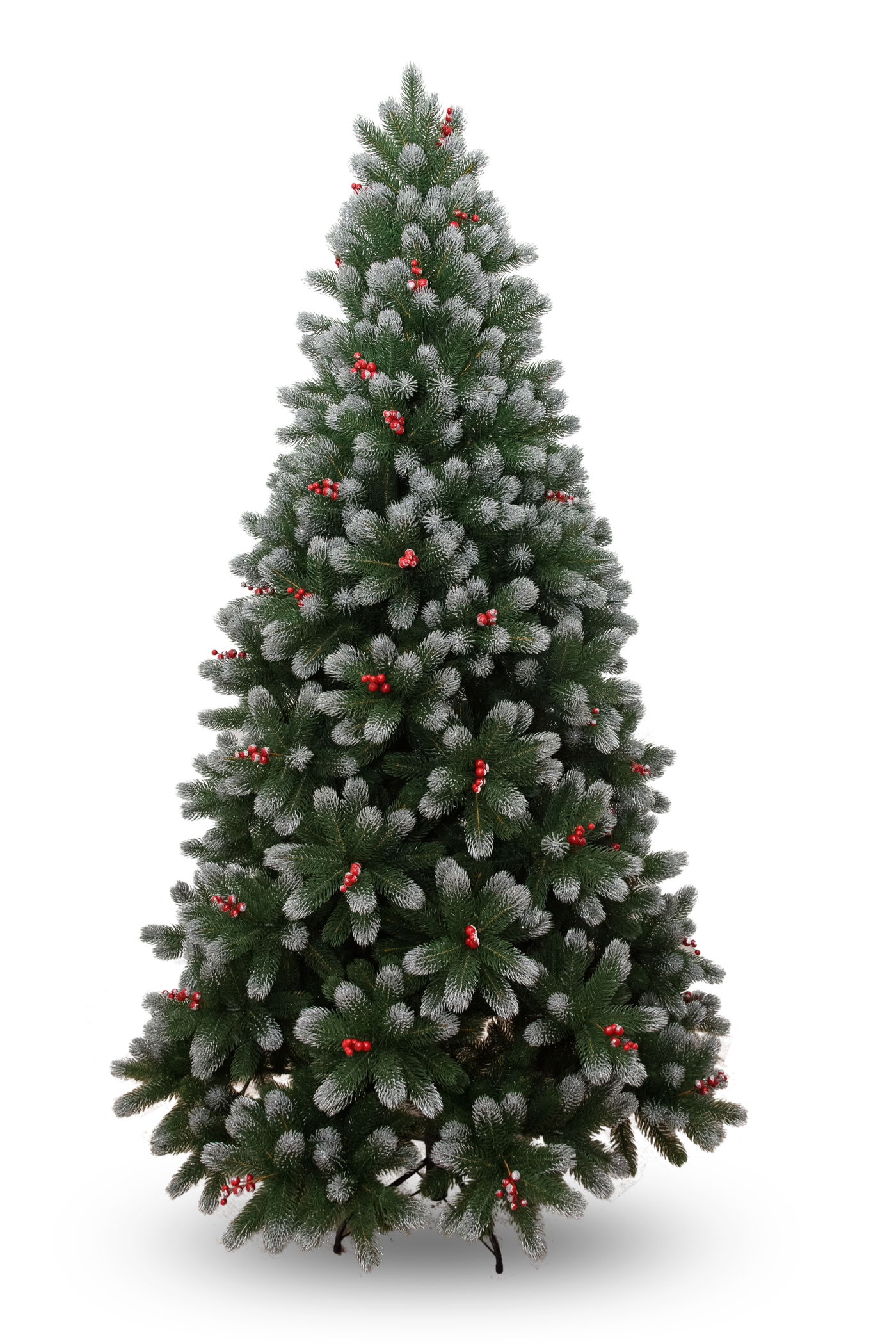 Елка искусственная литая Русская Императрица Кристальная 230см